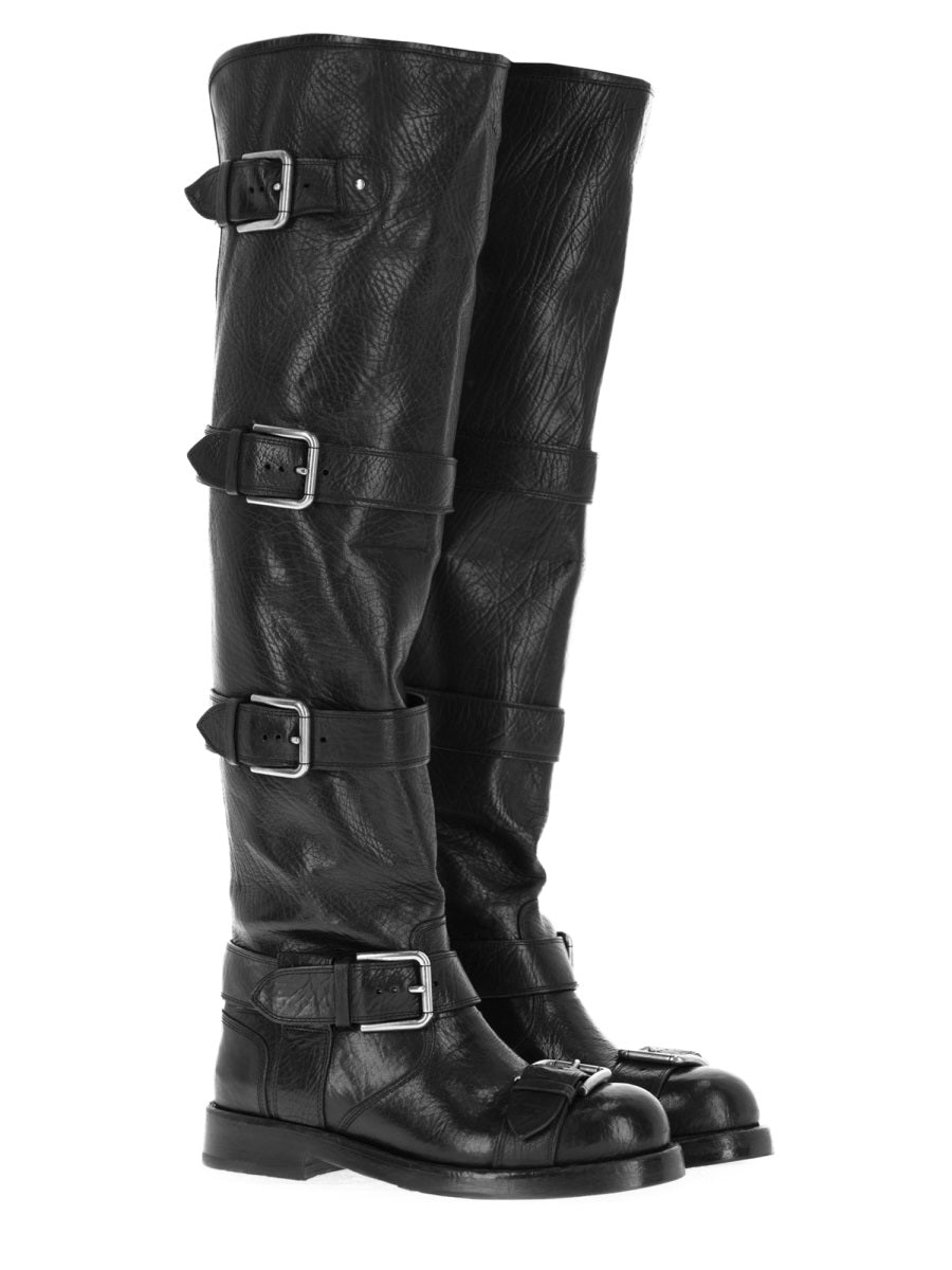 Dolce & Gabbana Boots - Black | Wanan Luxury