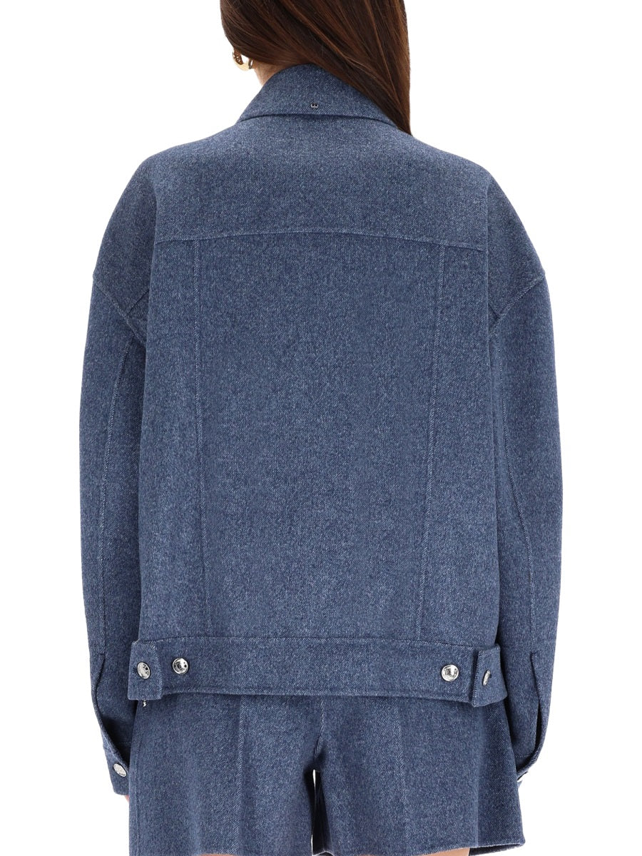 Sportmax Trenches - Blue | Wanan Luxury