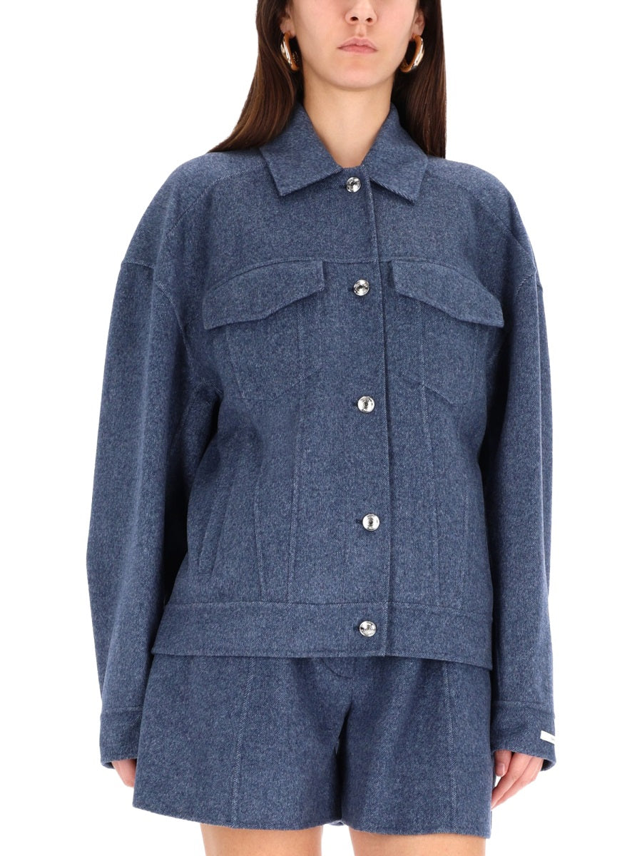 Sportmax Trenches - Blue | Wanan Luxury