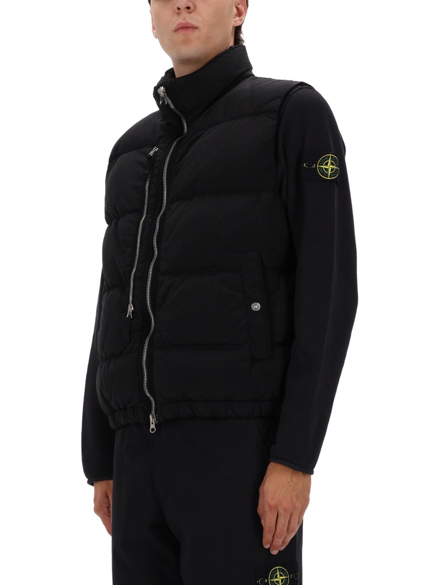 Stone Island Gilet - Black | Wanan Luxury