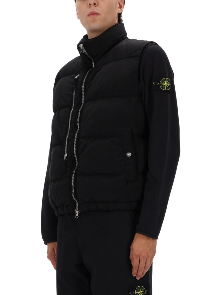 Stone Island Gilet - Black | Wanan Luxury