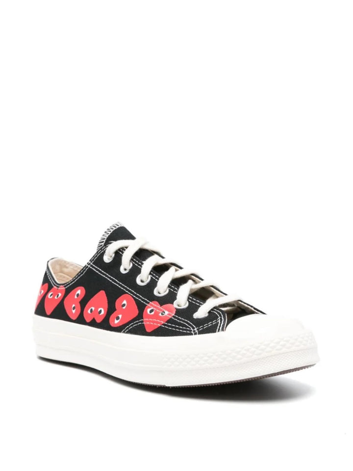 Comme Des Garçon Play x Converse Sneakers - Black | Wanan Luxury
