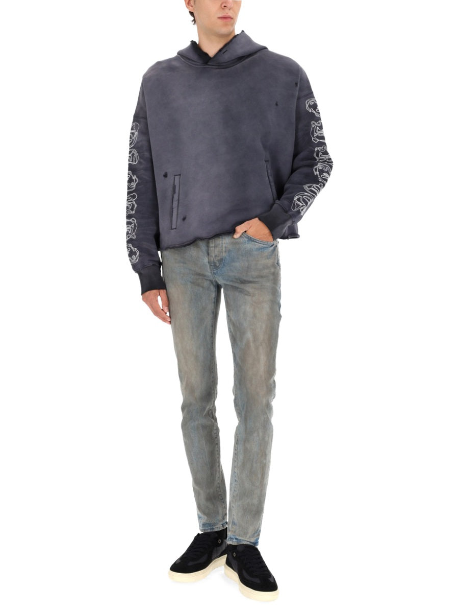 Purple Brand Sweatshirts - Black | Wanan Luxury