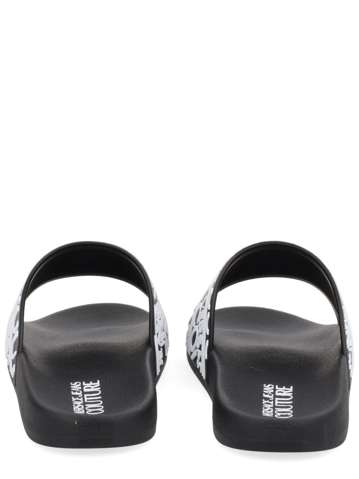 Versace Jeans Couture Sandals - Black | Wanan Luxury