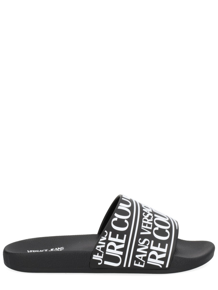 Versace Jeans Couture Sandals - Black | Wanan Luxury