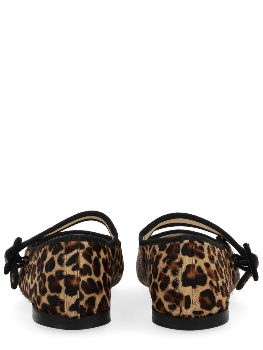 Repetto Flat Shoes - Animal Print | Wanan Luxury