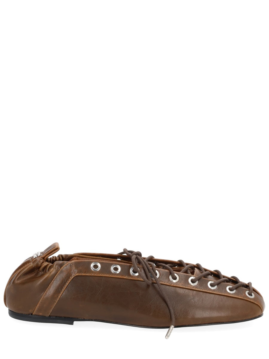 Ganni Flat Shoes - Brown | Wanan Luxury