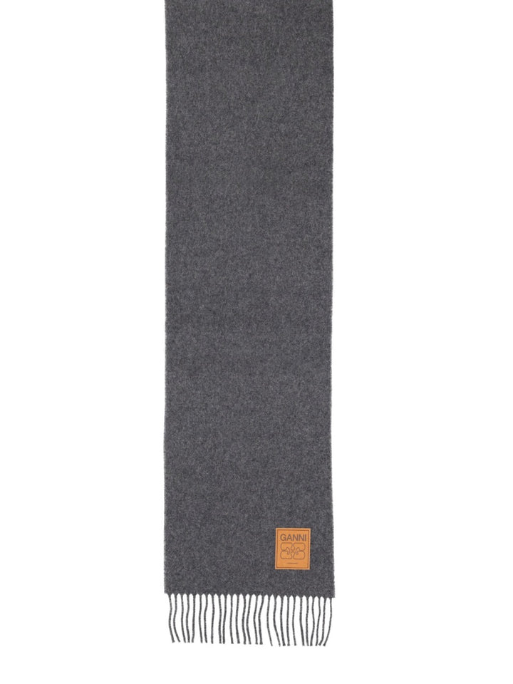 Ganni Scarves & Gloves - Grey | Wanan Luxury