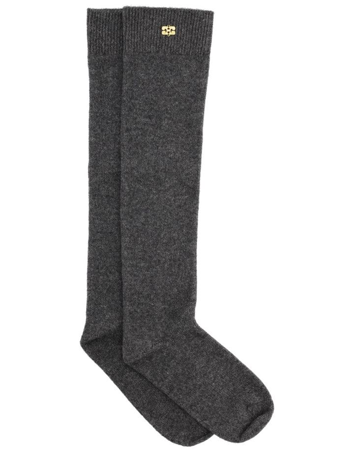 Ganni Socks - Grey | Wanan Luxury