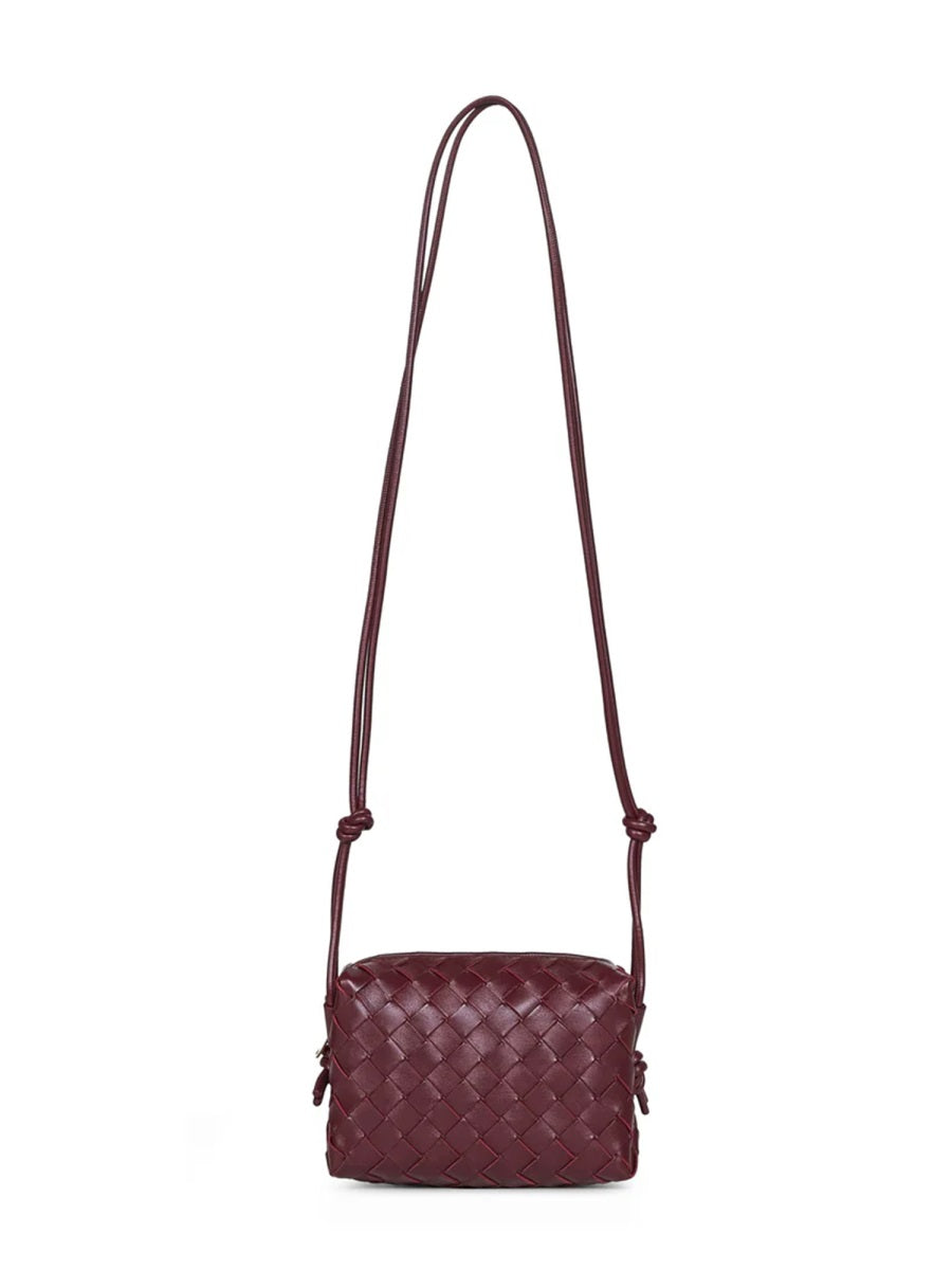 Bottega Veneta Shoulder Bags - Burgundy | Wanan Luxury
