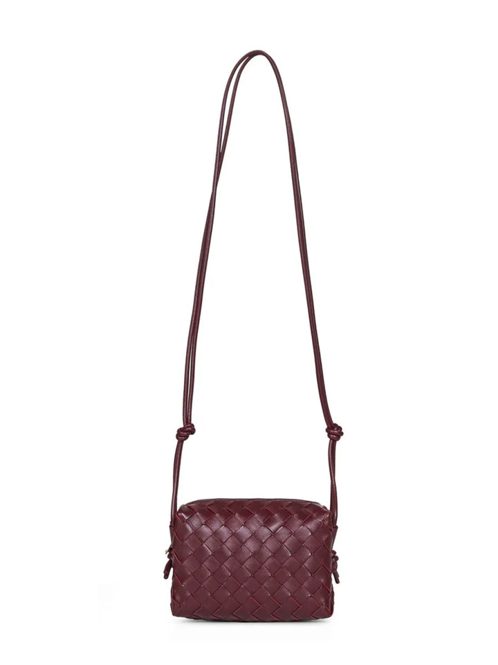 Bottega Veneta Shoulder Bags - Burgundy | Wanan Luxury