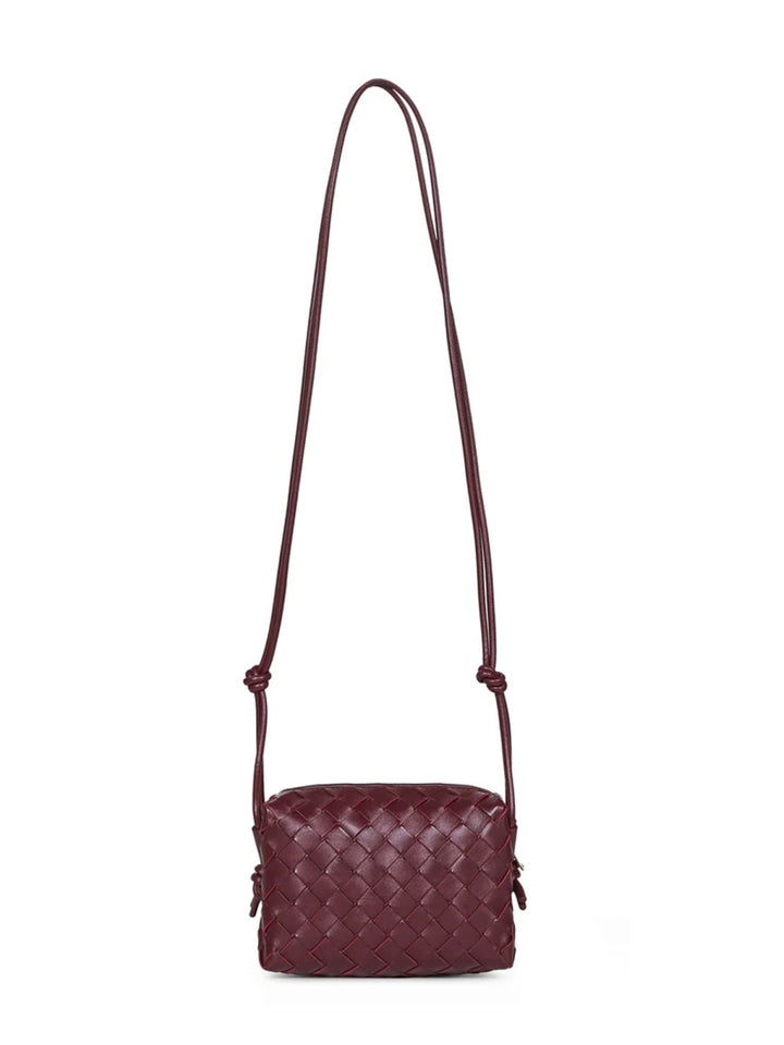Bottega Veneta Shoulder Bags - Burgundy | Wanan Luxury