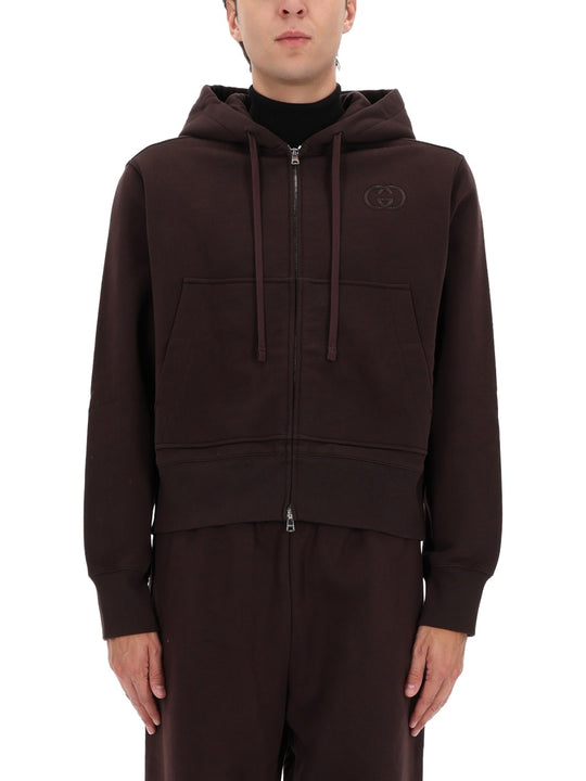 Sweatshirt With Logo Embroidery