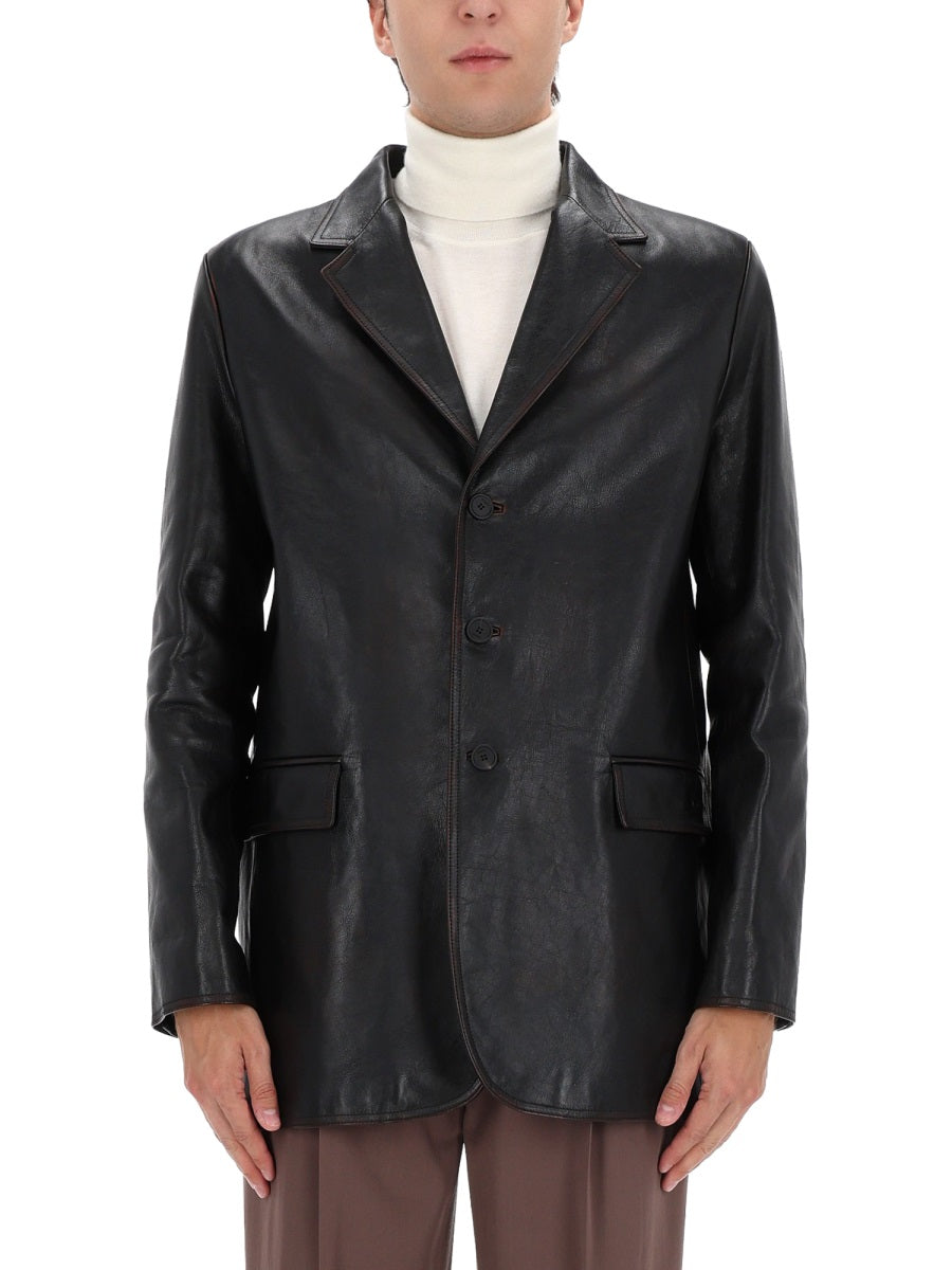 Gucci Leather Jackets - Black | 14daf4ca3bdb6b36b4fbb60f791b511358cb434e