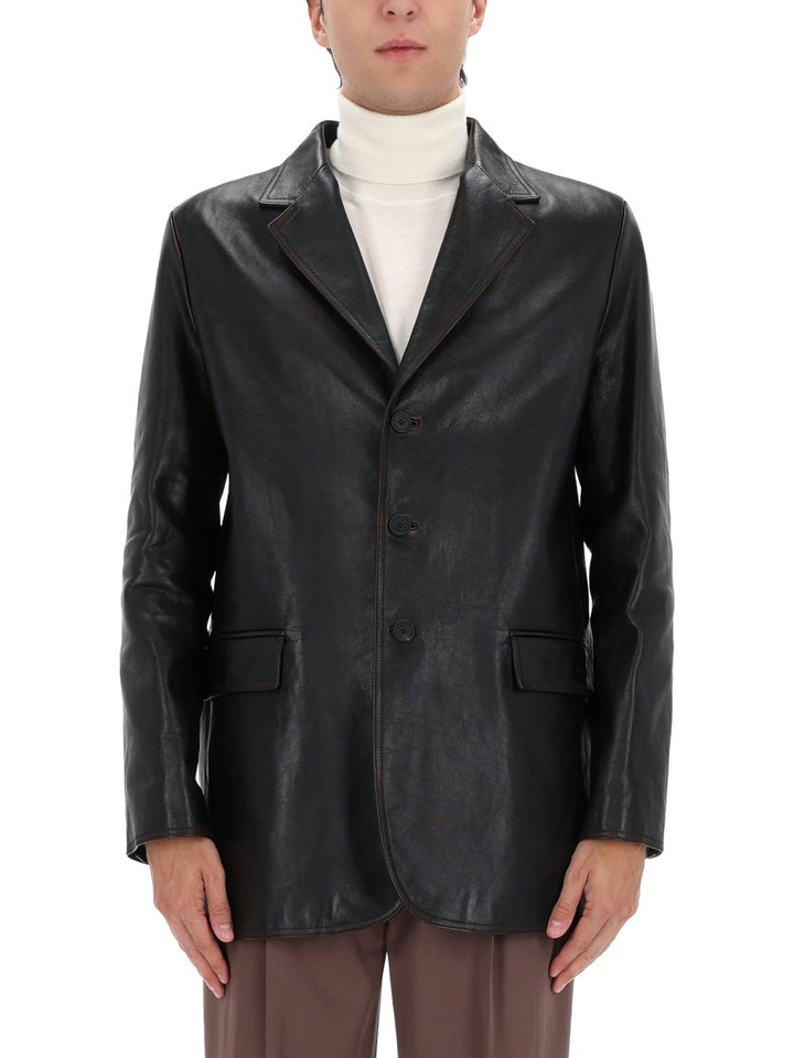 Gucci Leather Jackets - Black | 14daf4ca3bdb6b36b4fbb60f791b511358cb434e