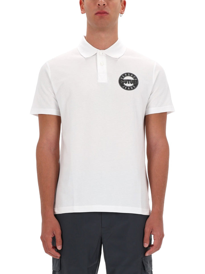 Versace Jeans Couture Polo - White | Wanan Luxury