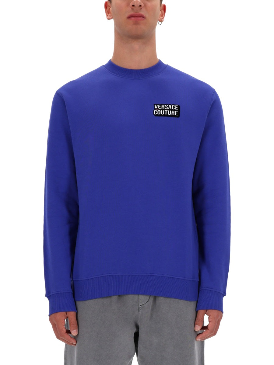 Versace Jeans Couture Sweatshirts - Blue | Wanan Luxury