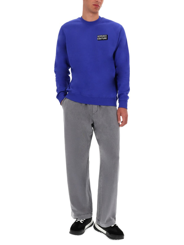 Versace Jeans Couture Sweatshirts - Blue | Wanan Luxury