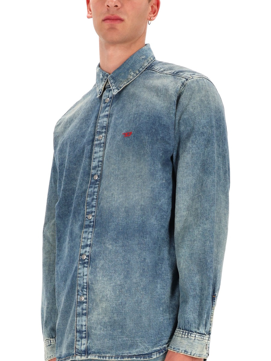 Diesel Shirts - Blue | Wanan Luxury