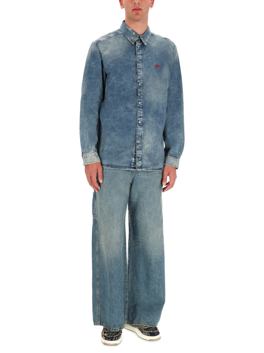 Diesel Shirts - Blue | Wanan Luxury