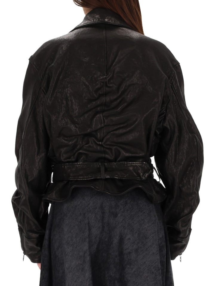 Diesel Leather Jackets - Black | Wanan Luxury