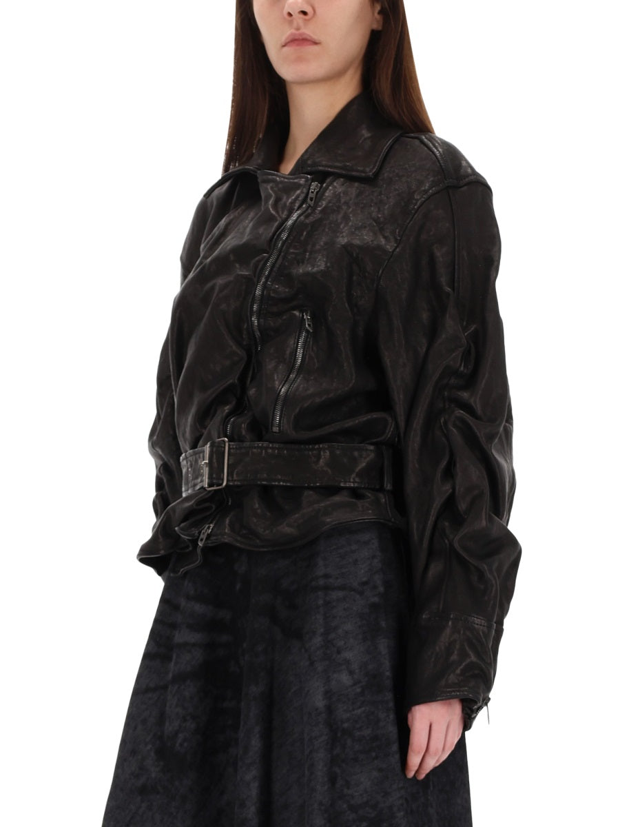 Diesel Leather Jackets - Black | Wanan Luxury