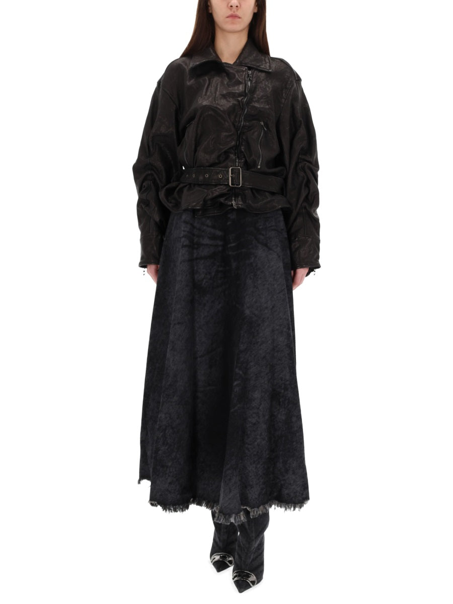 Diesel Leather Jackets - Black | Wanan Luxury