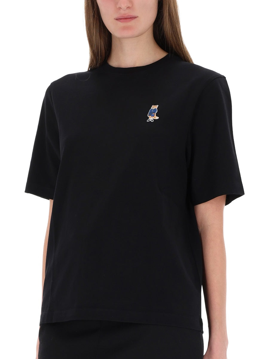 Maison Kitsuné T shirts - Black | Wanan Luxury