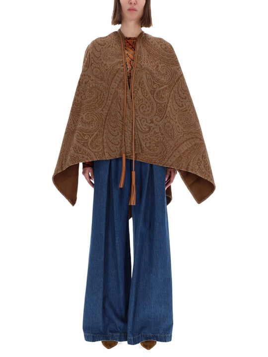 Wool And Cashmere Cape
