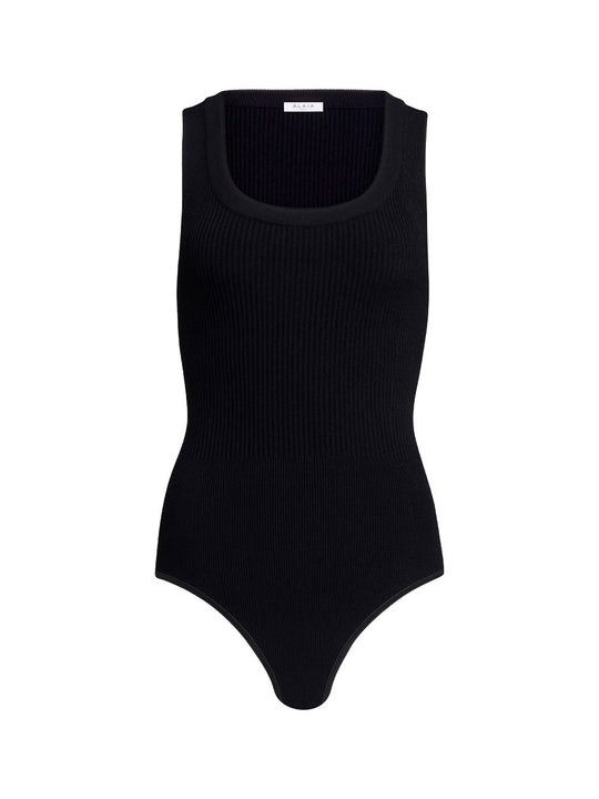 Sleeveless Ribbed Knit Bodysuit