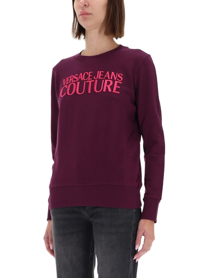 Versace Jeans Couture Sweatshirts - Burgundy | Wanan Luxury