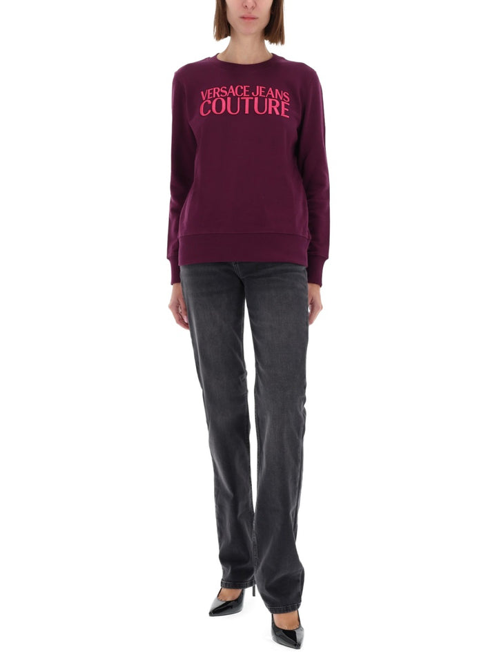 Versace Jeans Couture Sweatshirts - Burgundy | Wanan Luxury