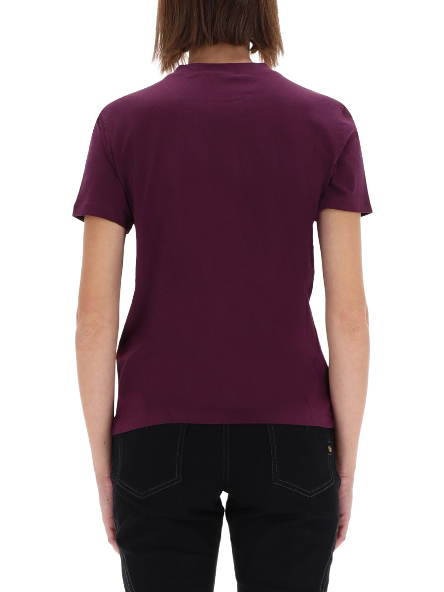 Versace Jeans Couture T shirts - Burgundy | Wanan Luxury