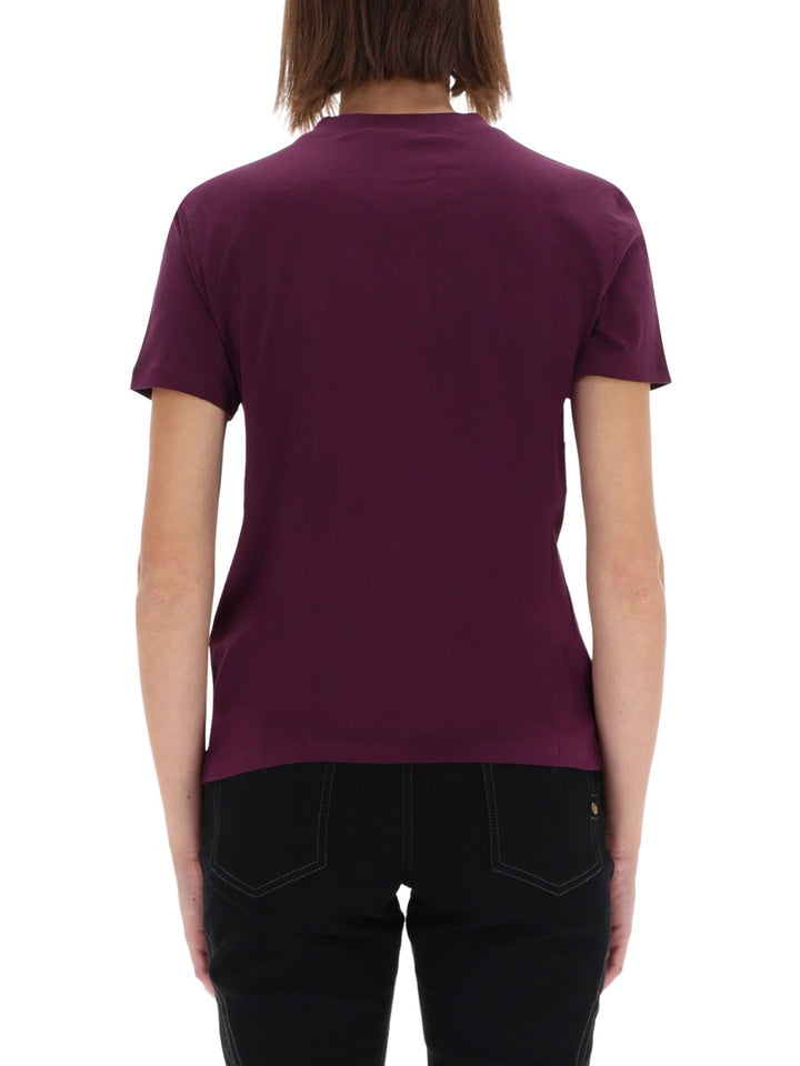 Versace Jeans Couture T shirts - Burgundy | Wanan Luxury