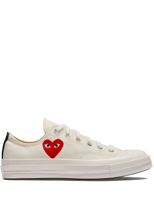 Chuck `70 Small Red Heart Canvas Sneakers