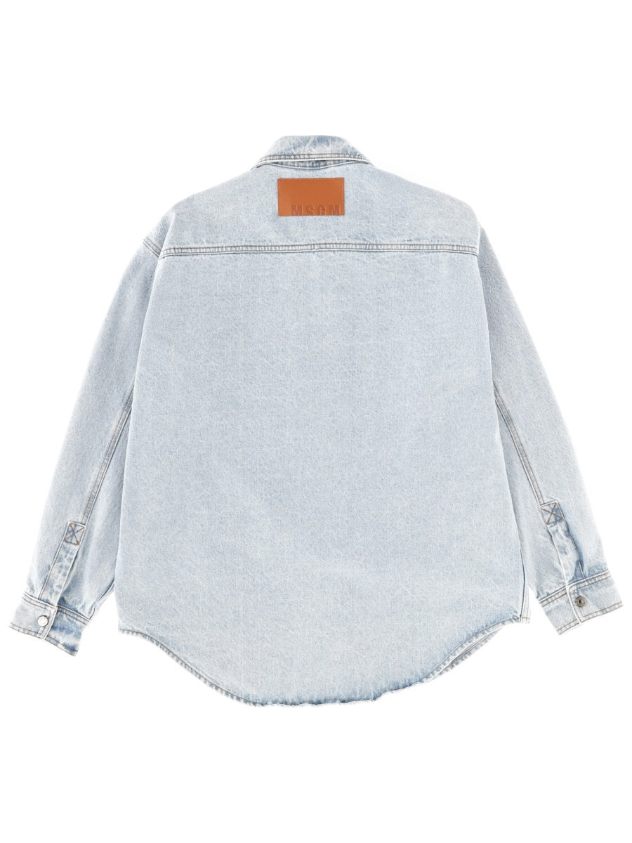 MSGM Shirts - Blue | Wanan Luxury