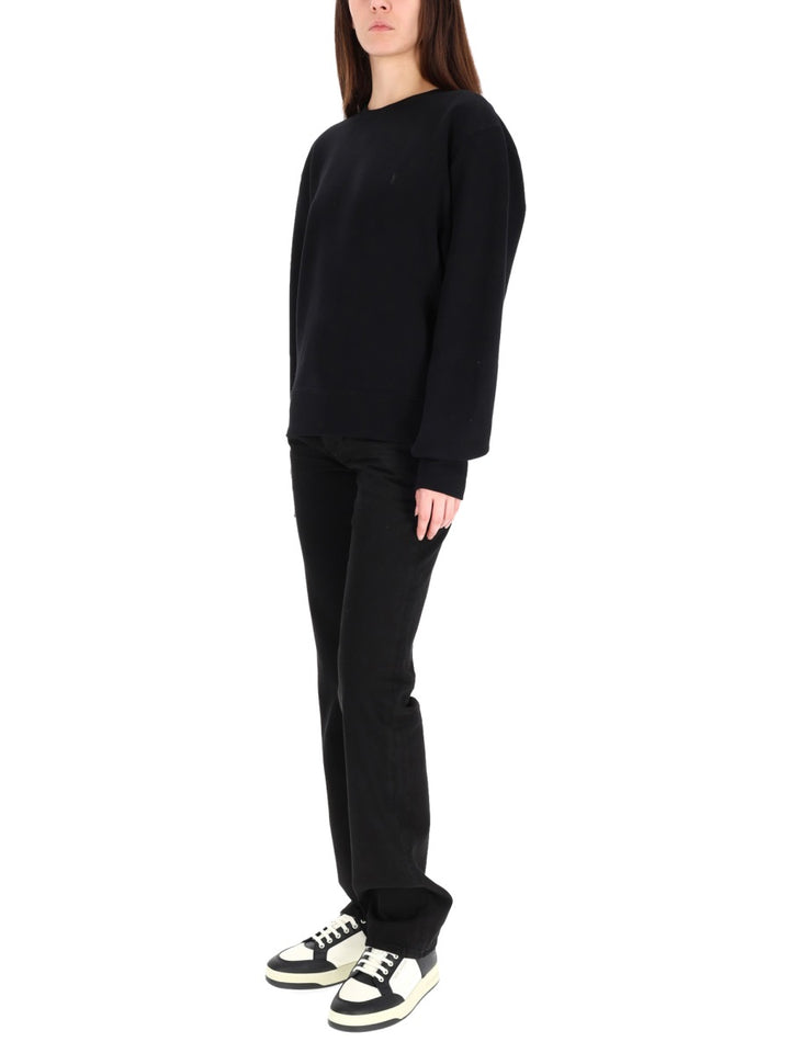 Saint Laurent Sweatshirts - Black | 6b3d1b3a14505cac404ad04da5efba288a28ec7f