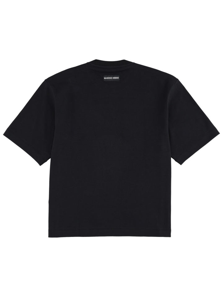 Marine Serre T shirts - Black | Wanan Luxury