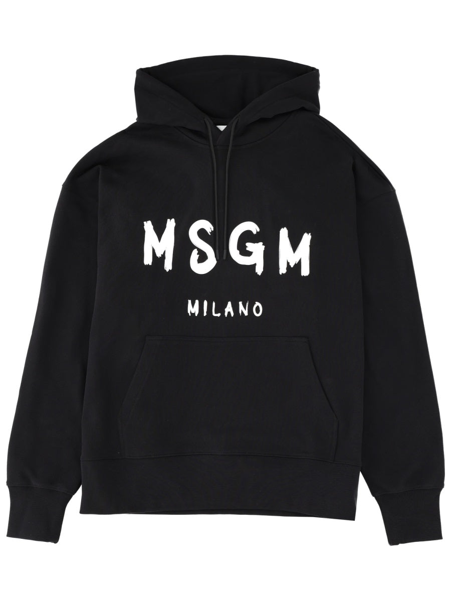 MSGM Sweatshirts - Black | Wanan Luxury