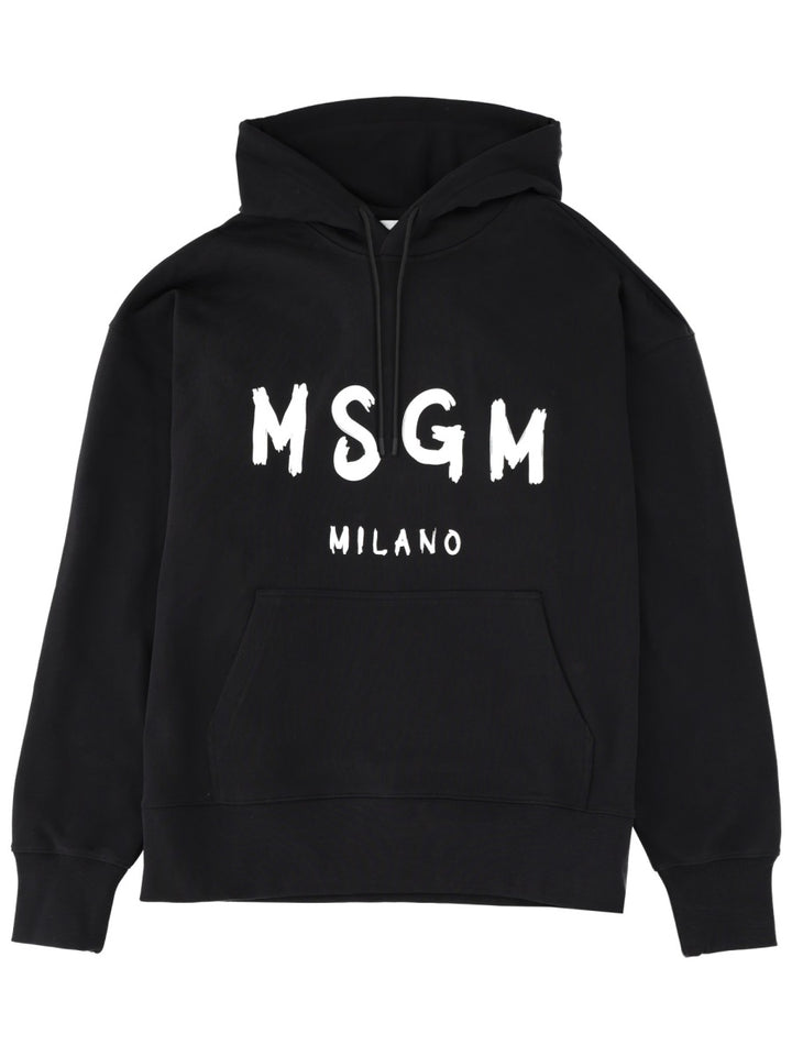 MSGM Sweatshirts - Black | Wanan Luxury