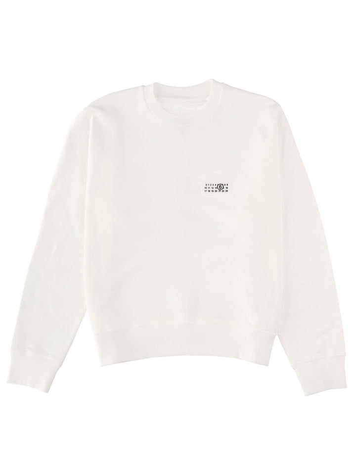 MM6 Maison Margiela Sweatshirts - White | Wanan Luxury