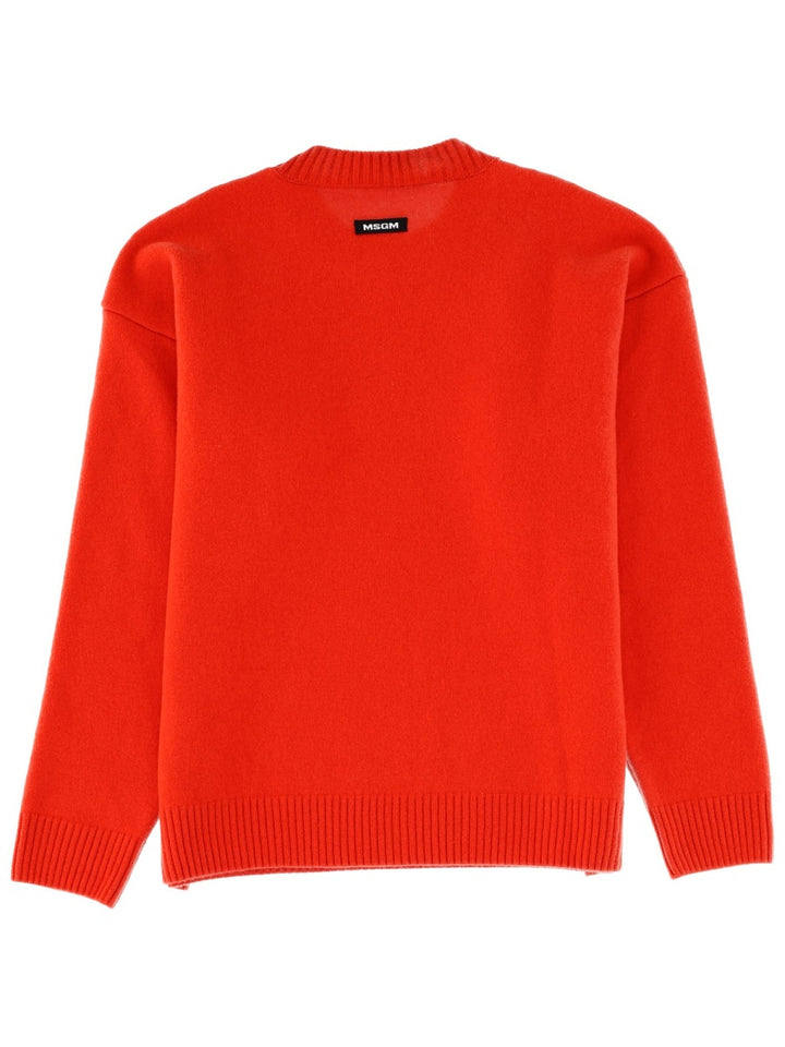 MSGM Sweaters - Red | Wanan Luxury