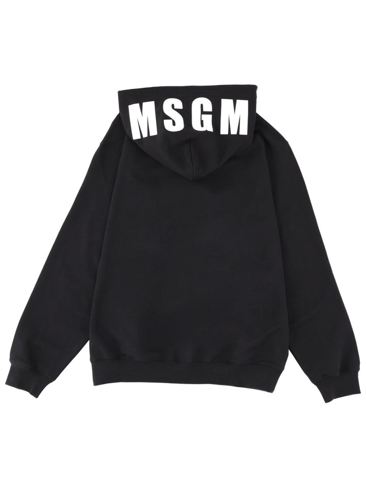 MSGM Sweatshirts - Black | Wanan Luxury