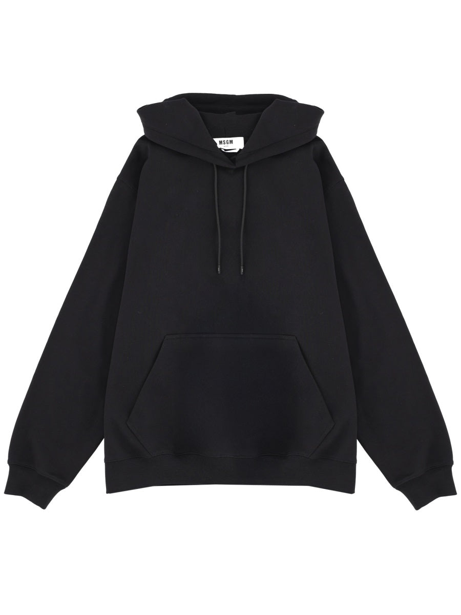 MSGM Sweatshirts - Black | Wanan Luxury