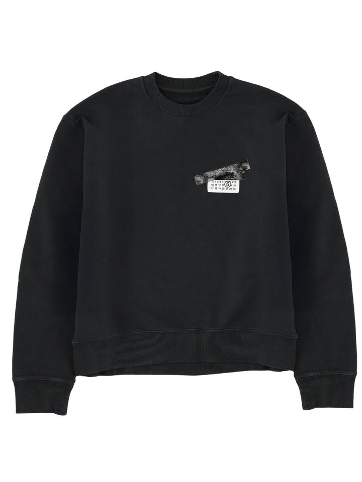 MM6 Maison Margiela Sweatshirts - Black | Wanan Luxury