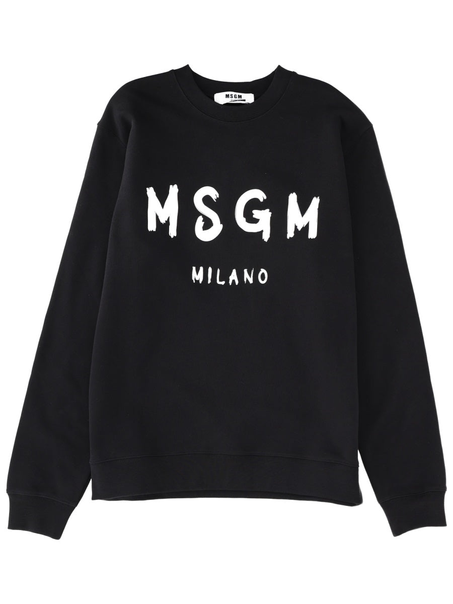 MSGM Sweatshirts - Black | Wanan Luxury