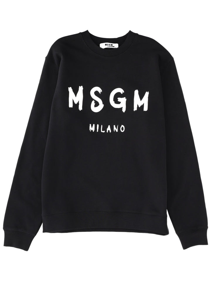 MSGM Sweatshirts - Black | Wanan Luxury