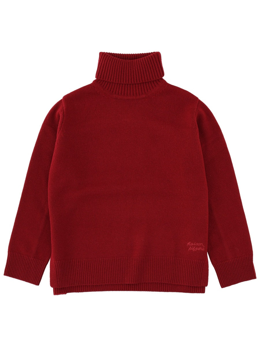 Maison Kitsuné Sweaters - Burgundy | Wanan Luxury