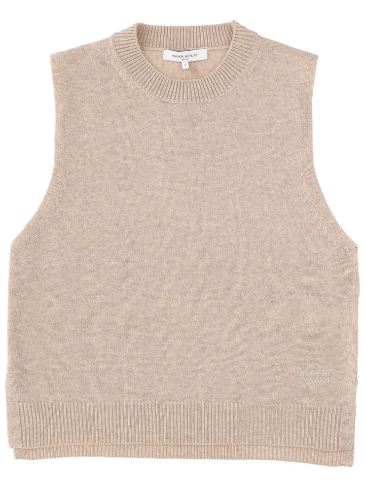 Maison Kitsuné Gilet - Beige | Wanan Luxury