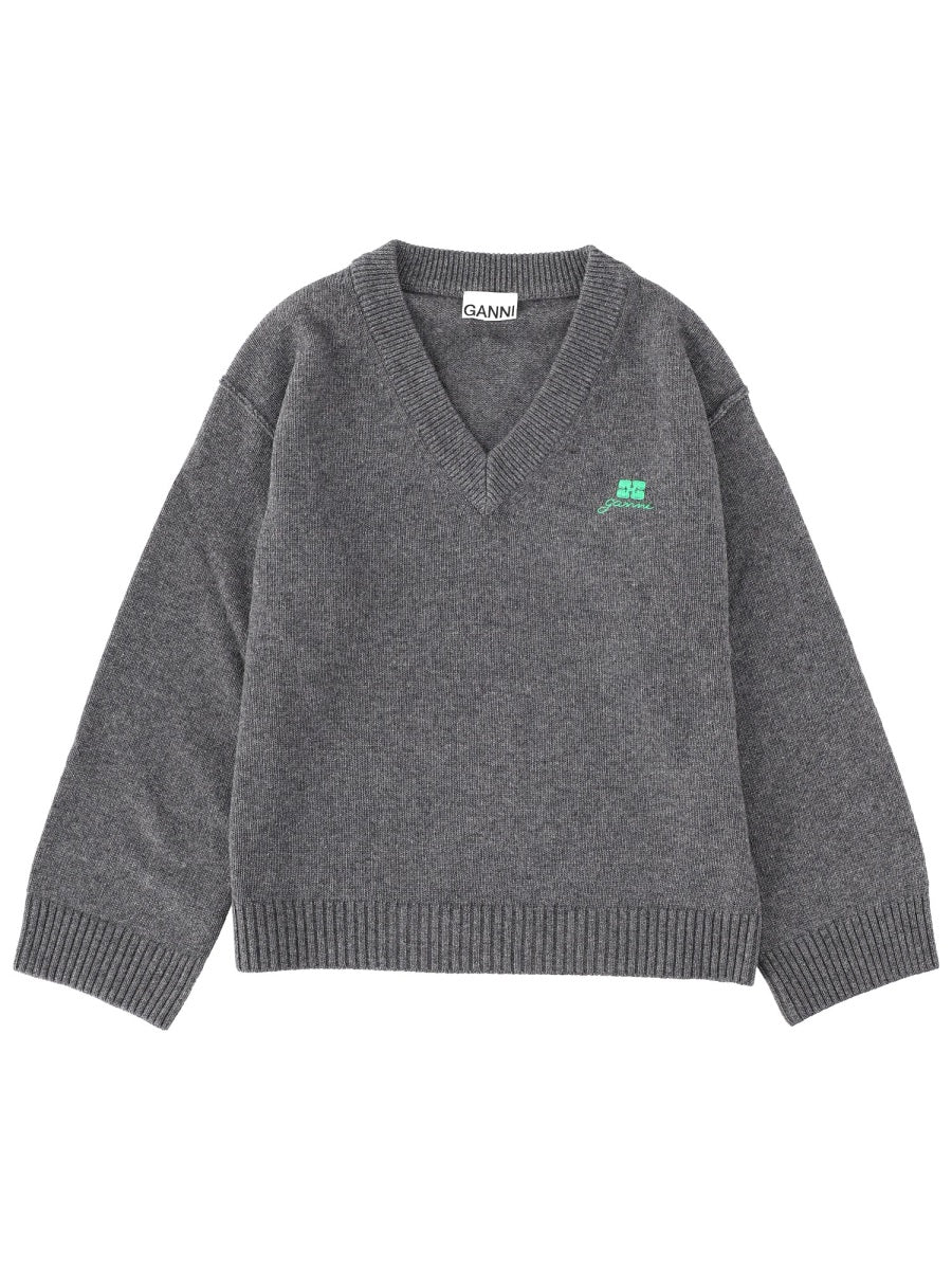 Ganni Sweaters - Grey | Wanan Luxury